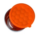 Round Silicone Lid Steel Lunch Box