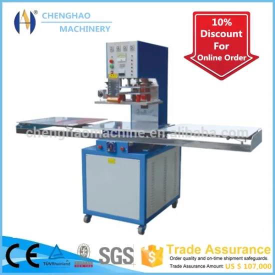 2016 Chenghao Brand, 8kw Shuttle Tray High Frequency Welding Machine for PVC Folder Welding