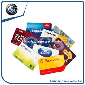 plastic id card overlay hologram programmable rfid card