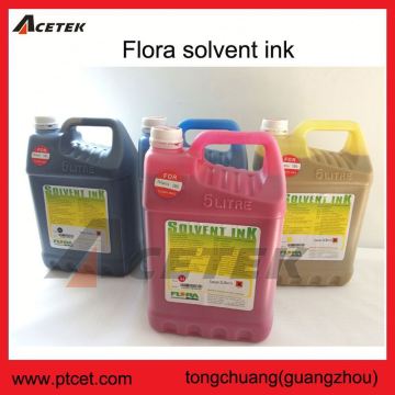 4L 5L flora solvent ink for polaris 15pl 35pl head large format printers