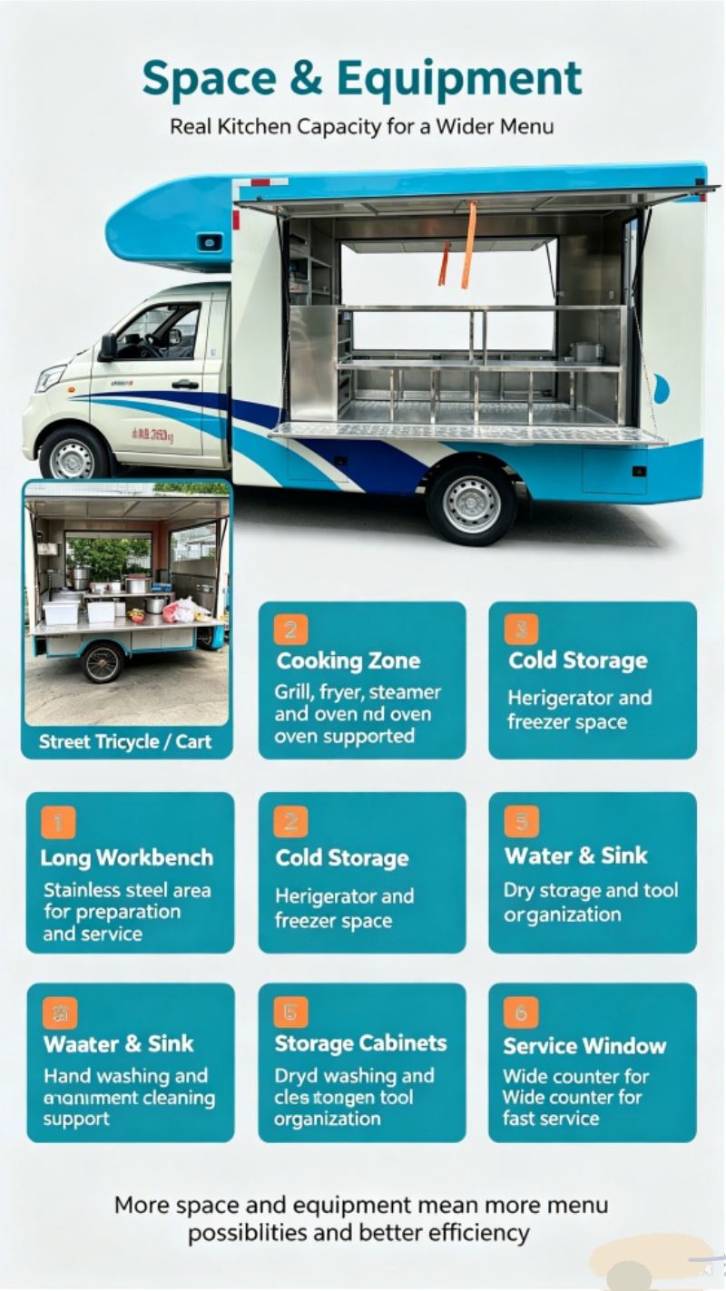 Street mobile food trucks