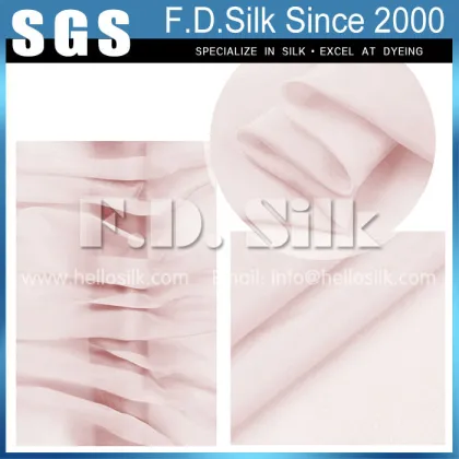 Hellosilk New Model Afordable MULBERRY SILK soie chiffon material for shawl