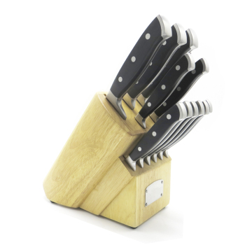 Baja Jerman Disesuaikan Forged 14pc Kitchen Knife Set Dengan Logo