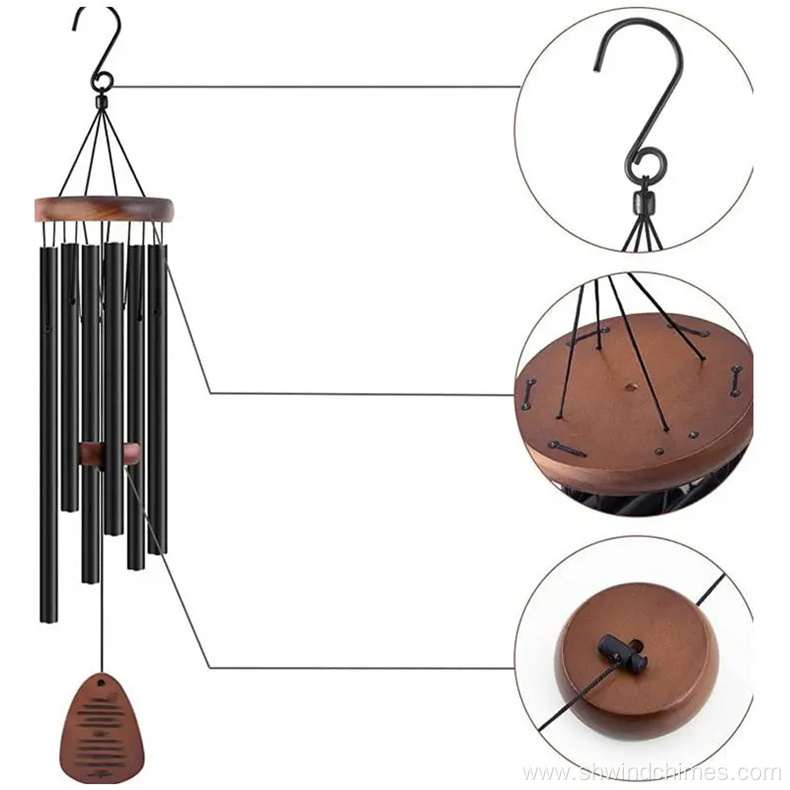 37-Inch Outdoor Wind Chime for Garden Decor