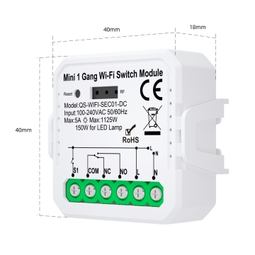 Professional Factory Dry Contact WiFi Zigbee Circuit Breaker Module