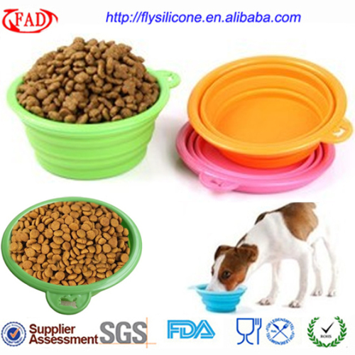 Portable Novelty Wholesale Silicone Pet Food Bowls