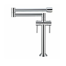 Black Retractable Kitchen Faucet