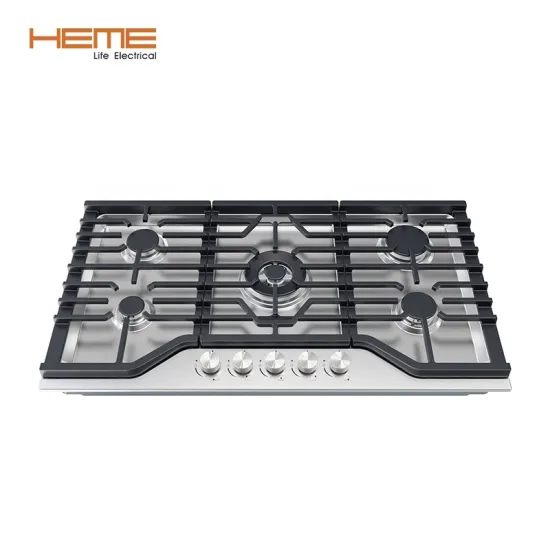 90cm 5 Burner SABAF Stainless Steel Gas Stove for Home Use