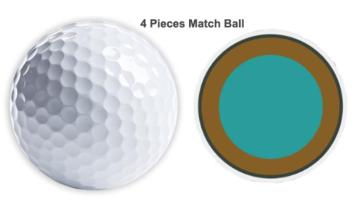 Four Layer Surlyn Golf Tournament Balls