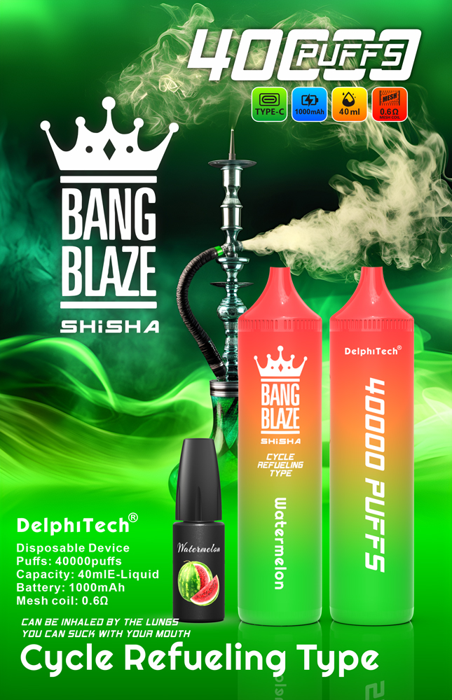 Bang Blaze 40000 Puff Hookah Shisha ปากการาคา