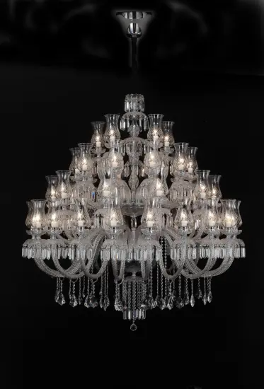 Elegant Restaurant Project Gorgeous Crystal Chandelier