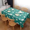 Flower Hot Transfer Printing Leather Taxture Pvc Tablecloth