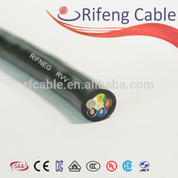 60227IEC 52 (RVV) CCC Approval Rubber Cable
