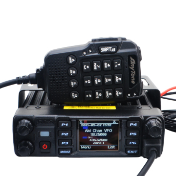 Aircon Anytone AT-D578UV Plus: VHF/UHF Air Band Mobile Radio with DMR, GPS, APRS, and Bluetooth
