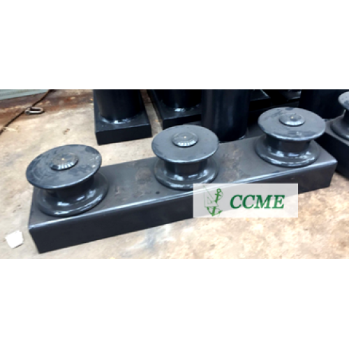 Marine Mooring Roller Fairlead Marine Three Roller Fairlead