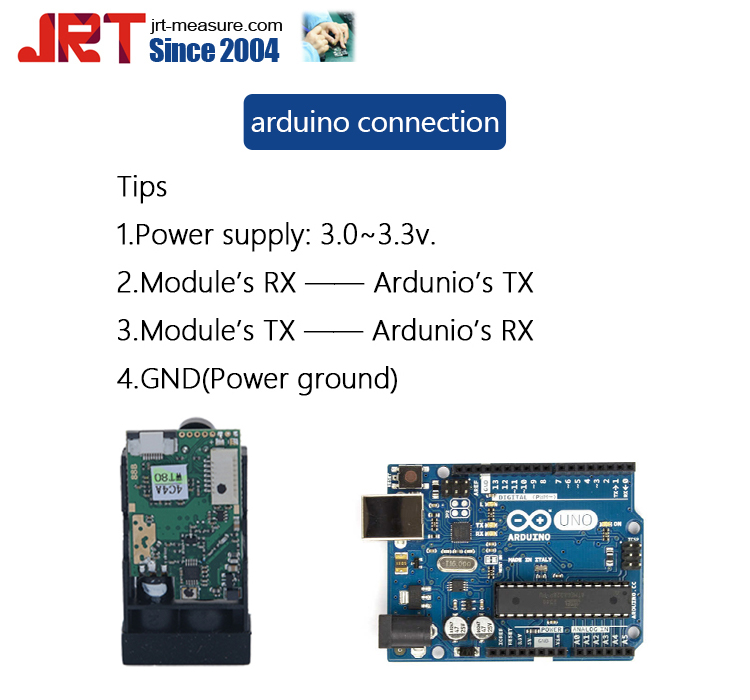 40m Distance Measurement Sensors Arduino