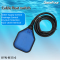 Interruttore di livello del liquido a galleggiante blu da sei metri KYN-m15-6