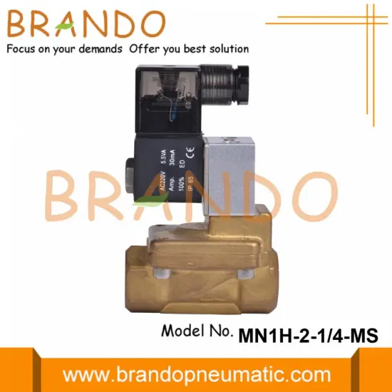 MN1H-2-1/4-MS 161725 Festo Type Brass Solenoid Valve