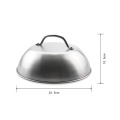 9" Stainless Steel Burger Cover