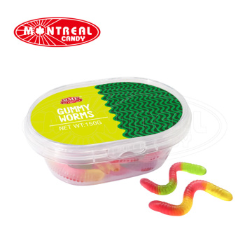 150g canned gummy jelly OEM candy wholesale confectionery