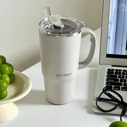 Gigantic Stainless Steel Straw Cup