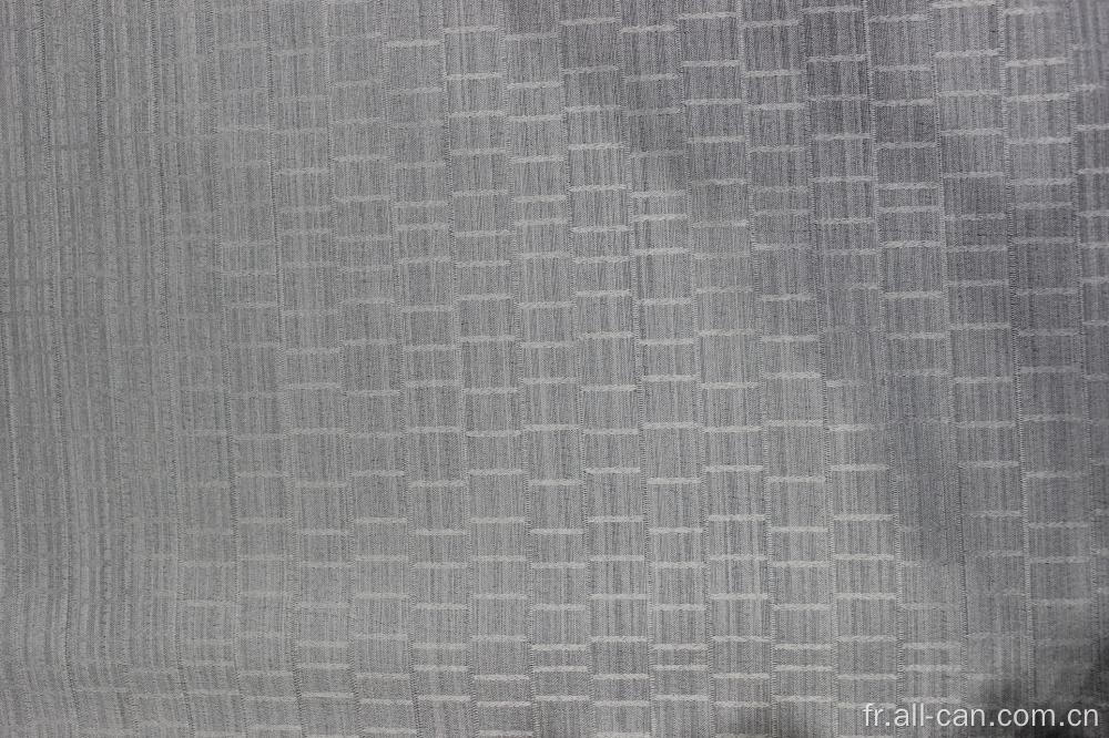 Tissu de rideau de revêtement Jacquard