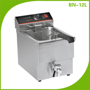 Counter Top Stainless Steel 8 Liter Single Tank Electric Snack Fryer BN-12L (CE approval)