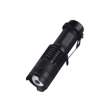 Özel 3W LED Mini Cep Zoom Taktik El feneri