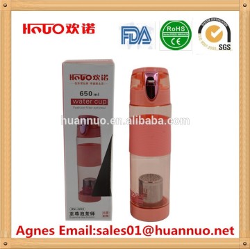 CE / EU,FDA,LFGB Certification and Metal Material China suppier plastic water bottle650ml
