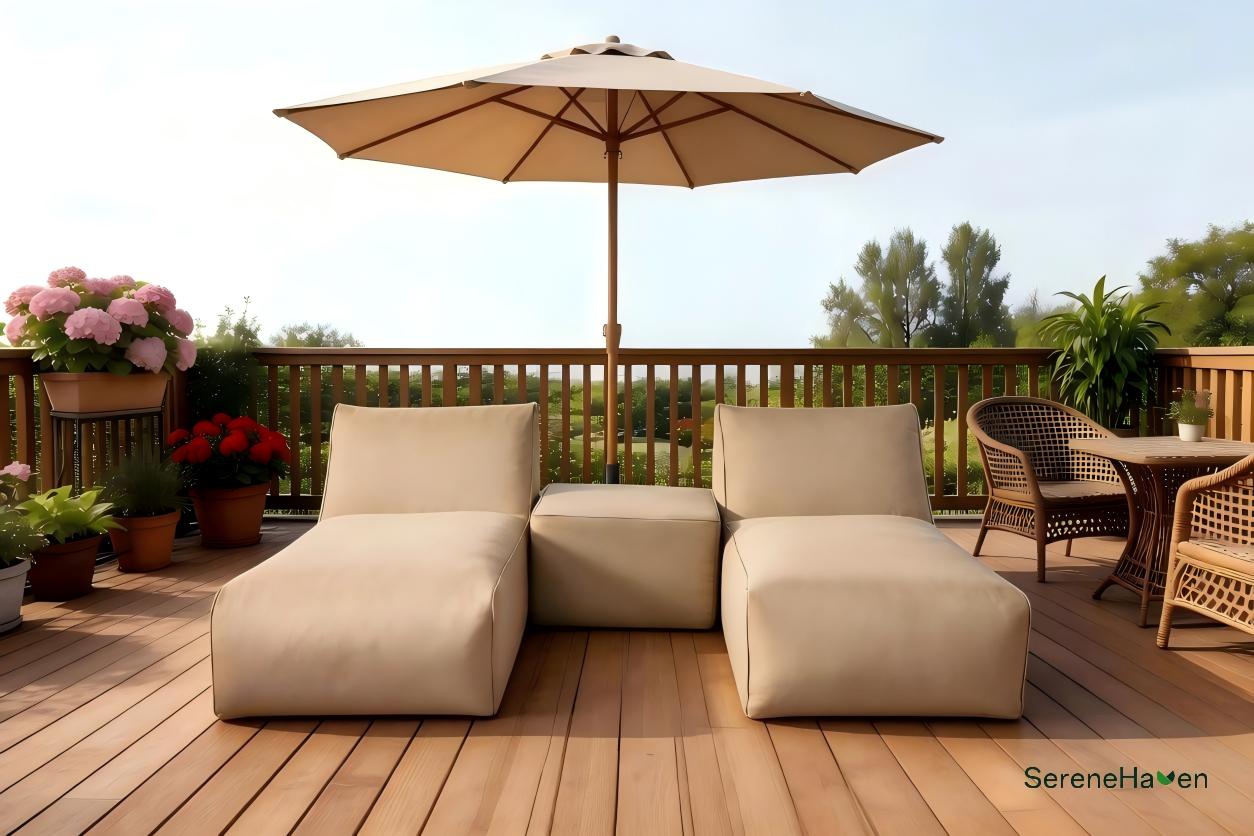 SereneHaven H032 Modular Compression Sofa - Indoor Living Room Scene with Minimalist Decor