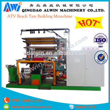 ATV Beach Tyre Automatic Spring Turn-up Building and Shaping Machine