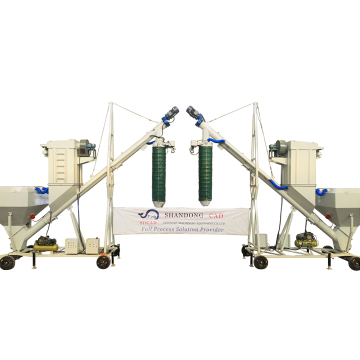 SDCAD Professional: Customized Large Angle Spiral Feeding Elevator for Cement Powder Handling