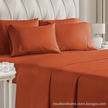 Cloudland 100% Cotton and Egyptian Cotton Bed Sheet Sets - Low Price Luxury Bedding