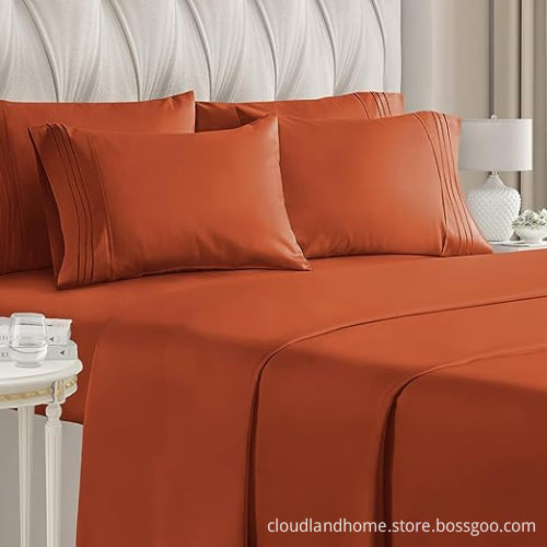 Cloudland 100% Cotton and Egyptian Cotton Bed Sheet Sets - Low Price Luxury Bedding