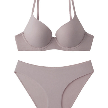 Shop for Cross-Border Seamless Underwear, Thin-Light Front Buckle Back, Suitable for Big Chest and Small Soft Underwire Bra Sets
