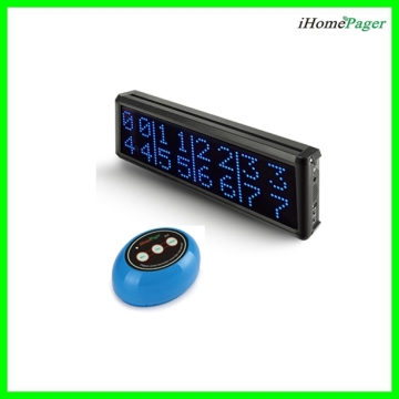 showing 8 groups of number,wireless restaurant calling equipment