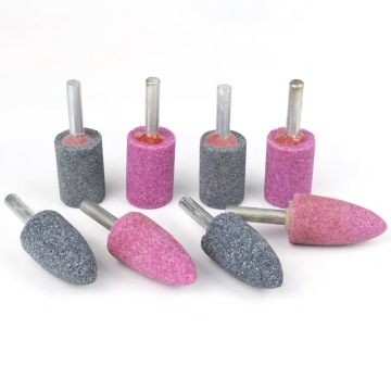 Pink Black Grey Conical Ceramic Abrasive Head for Metal Polishing