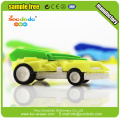 3D racing coche transporte serie niños juguete goma de borrar