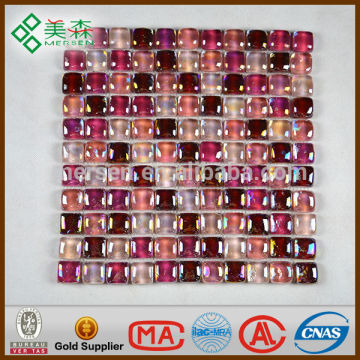 Succinct gold color glass mosaic tile EMLAH77