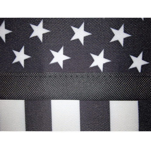 Thin Blue Line USA Garden Flag American Flag