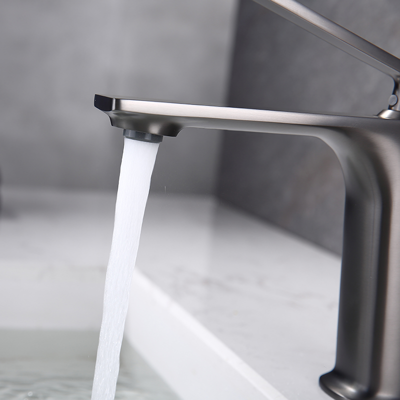 modern grey basin tap in stock
