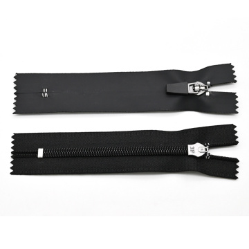 Customized Waterproof Coating Reversed Close End Zipper
