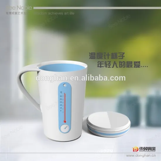 hot sale ceramic temperature gauge mug cup