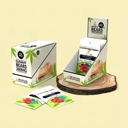 Custom Design Print Skin Care Serum Paper Display Box for Beauty Products