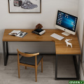 Elegant 3 Legs Solid Wood L Shaped Desk