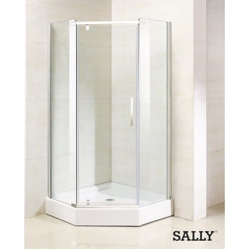 Porte de douche de salle de bain Sally Neo Angle Porte pivotée