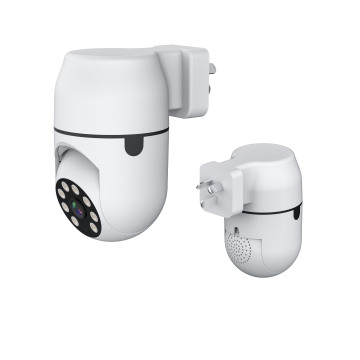 1080p Outdoor -WLAN -IP -Kamera mit 4x digitalem Zoom, Farb Nachtsicht und menschlicher Erkennung