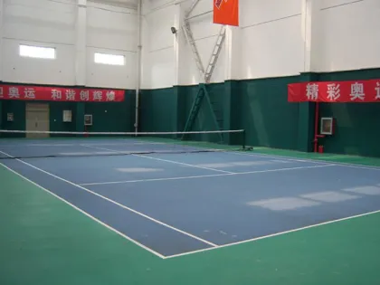 Tennis sports floor mat