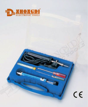 High quality 6pcs (Soldering iron,Desoldering pump,Screwdriver,etc) mechanic tool set of Ningbo ZD