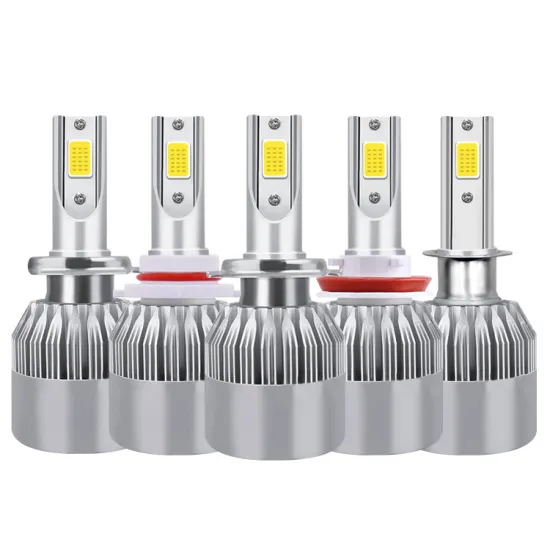 6000K High Brightness LED Headlight Bulbs for C6 H1 H3 H7 H11 9005 9006 H4 Vehicles